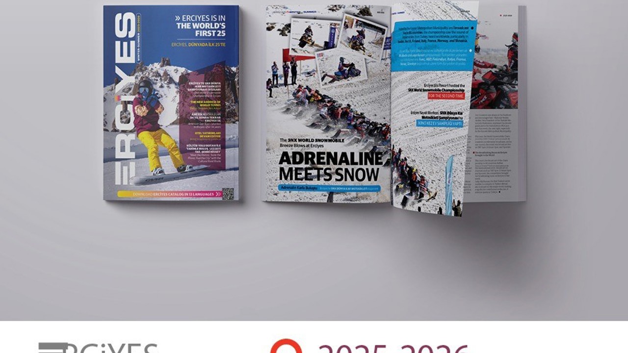 Kayseri’nin iki dilli tek turizm dergisi ‘Erciyes’ 10’uncu sayısı ile okurlarının karşısında
