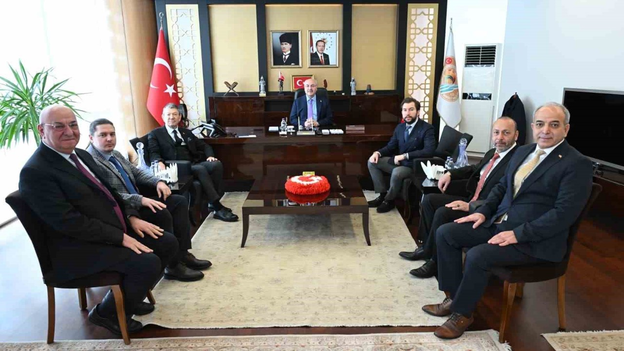 Denizli OSB yönetiminden Denizli’nin yeni Valisi Köşger’e ziyaret
