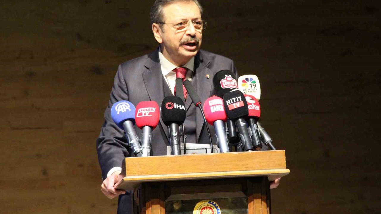 TOBB Başkanı Hisarcıklıoğlu: "Çorum’un ihracatı son 10 senede 100 milyon dolardan 5 milyar doların üzerine çıktı"
