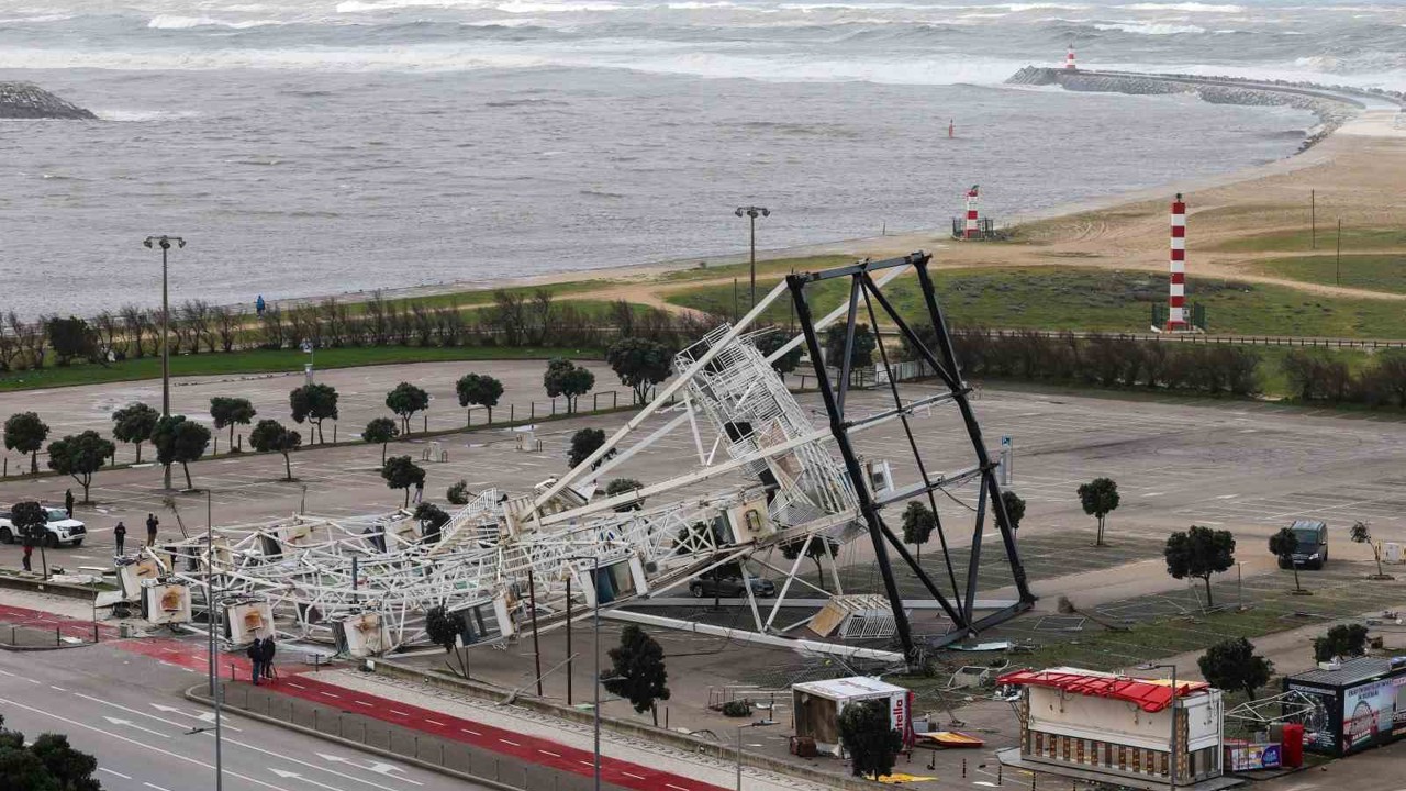 Portekiz’i Kristin fırtınası vurdu: 5 ölü
