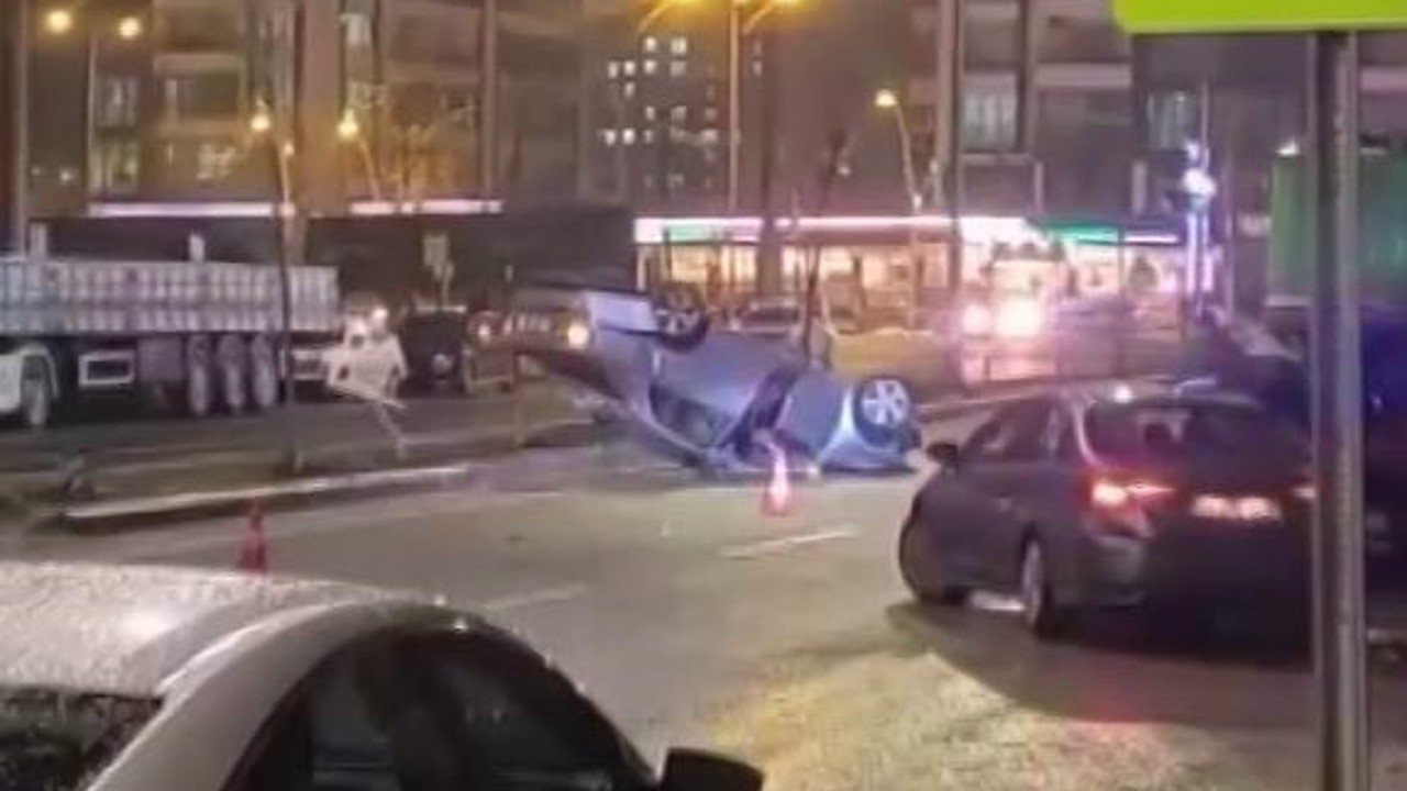 Diyarbakır’da otomobil takla attı: 1 yaralı
