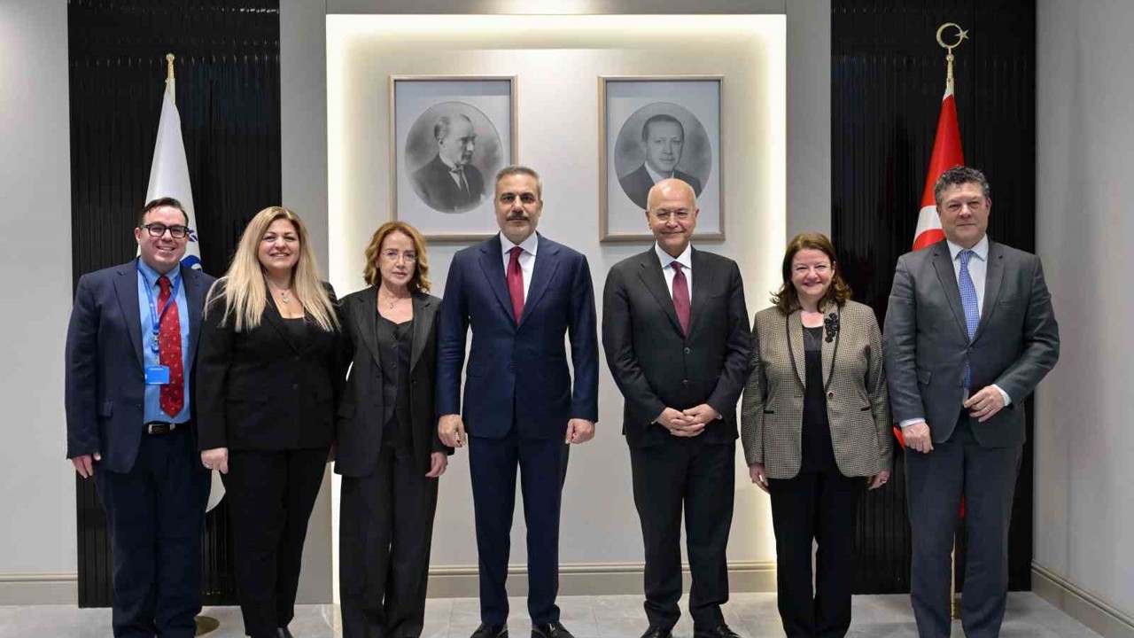 Bakan Fidan, BM Mülteciler Yüksek Komiseri Salih ile görüştü
