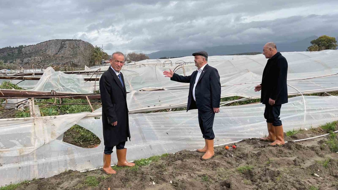 Dolu ve hortumun vurduğu Seydikemer’de oda başkanlarından destek çağrısı
