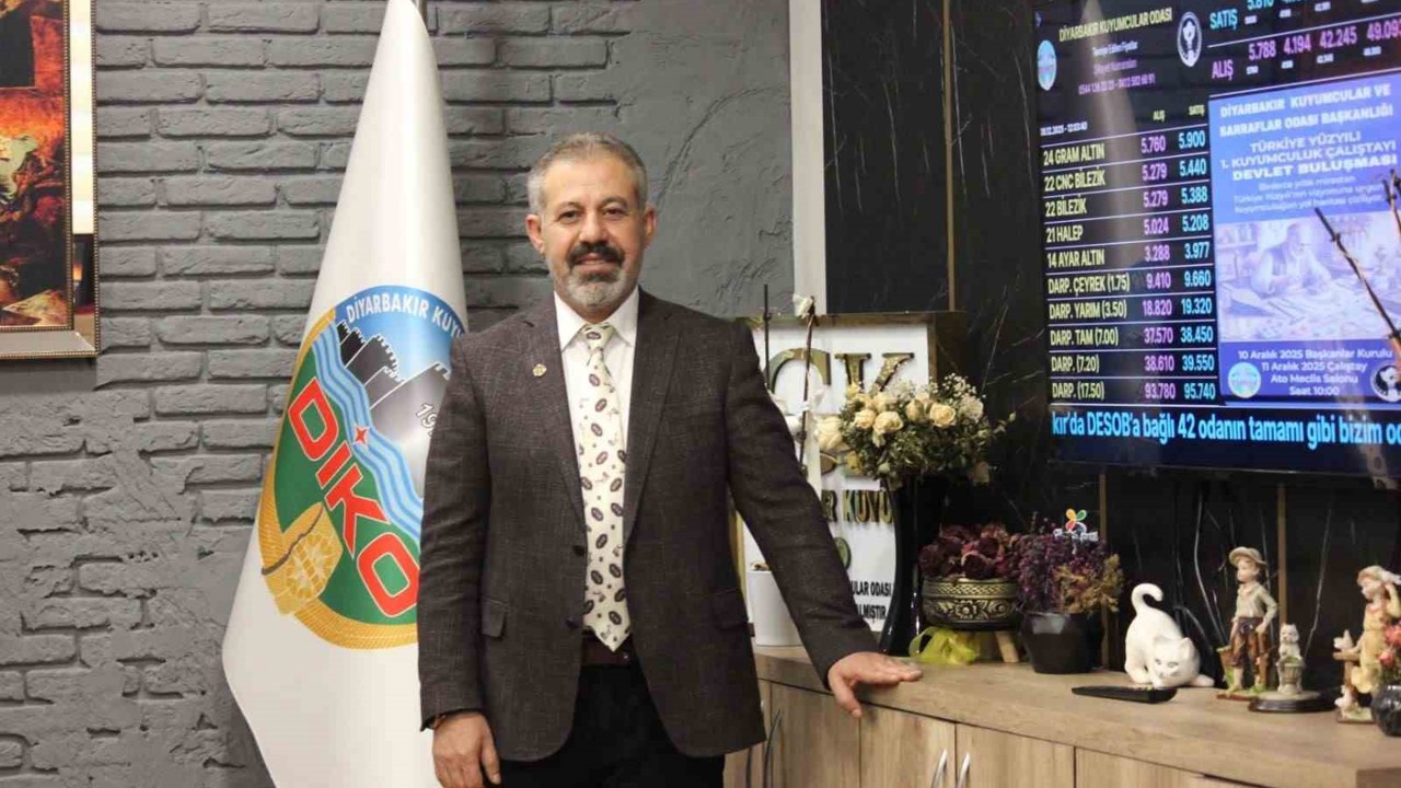 DİKO Başkanı Yüksel: ’’Altındaki küresel yükseliş kuyumcu piyasasını etkiliyor’’
