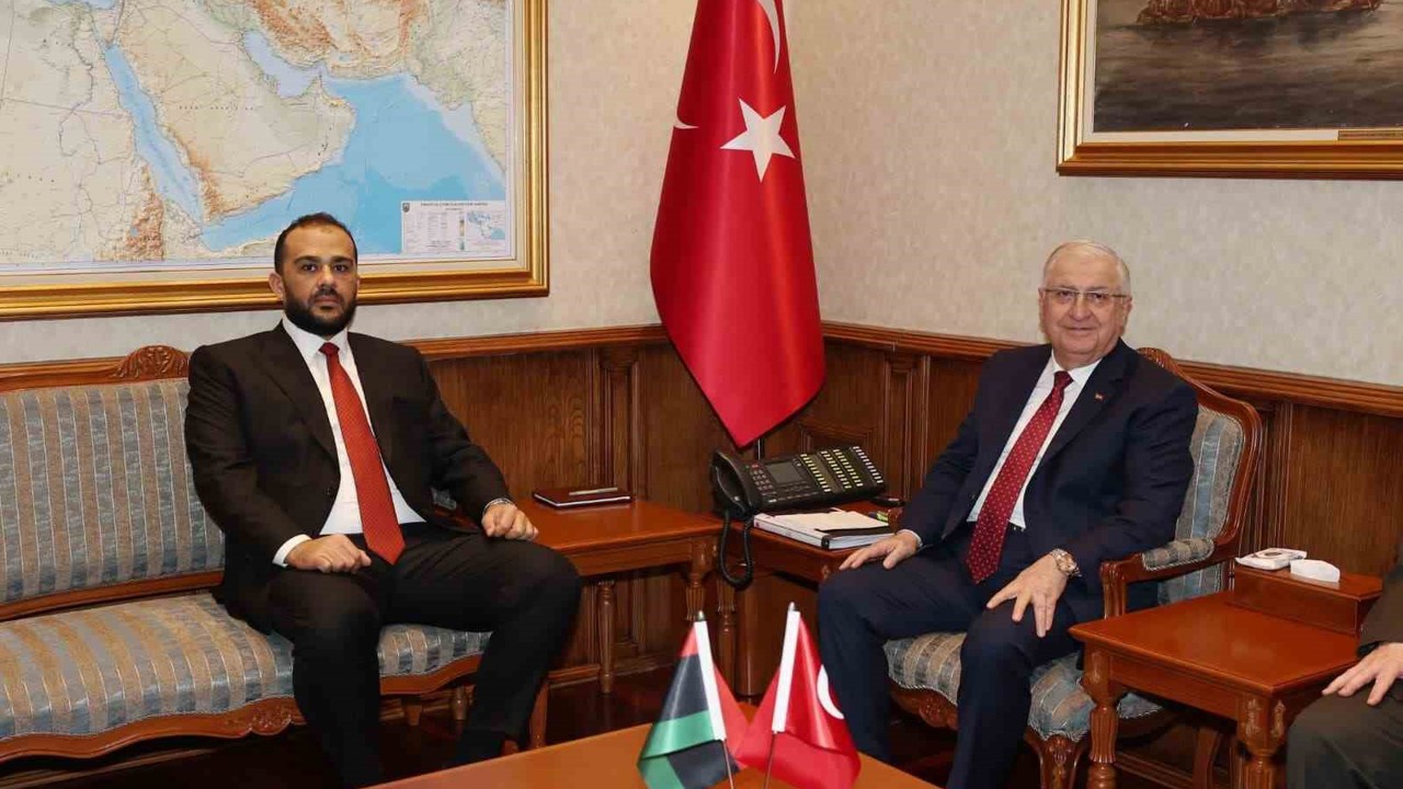 Bakan Güler, Libya Savunma Bakan Vekili Zubi’yi kabul etti
