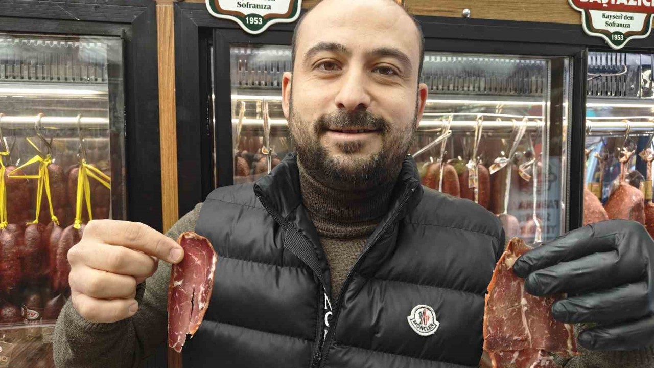 Pastırmanın kilosu raflarda 2 bin TL
