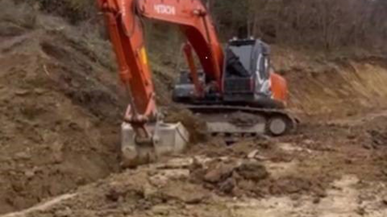 Sinop’ta kapanan yol tekrar ulaşıma açıldı
