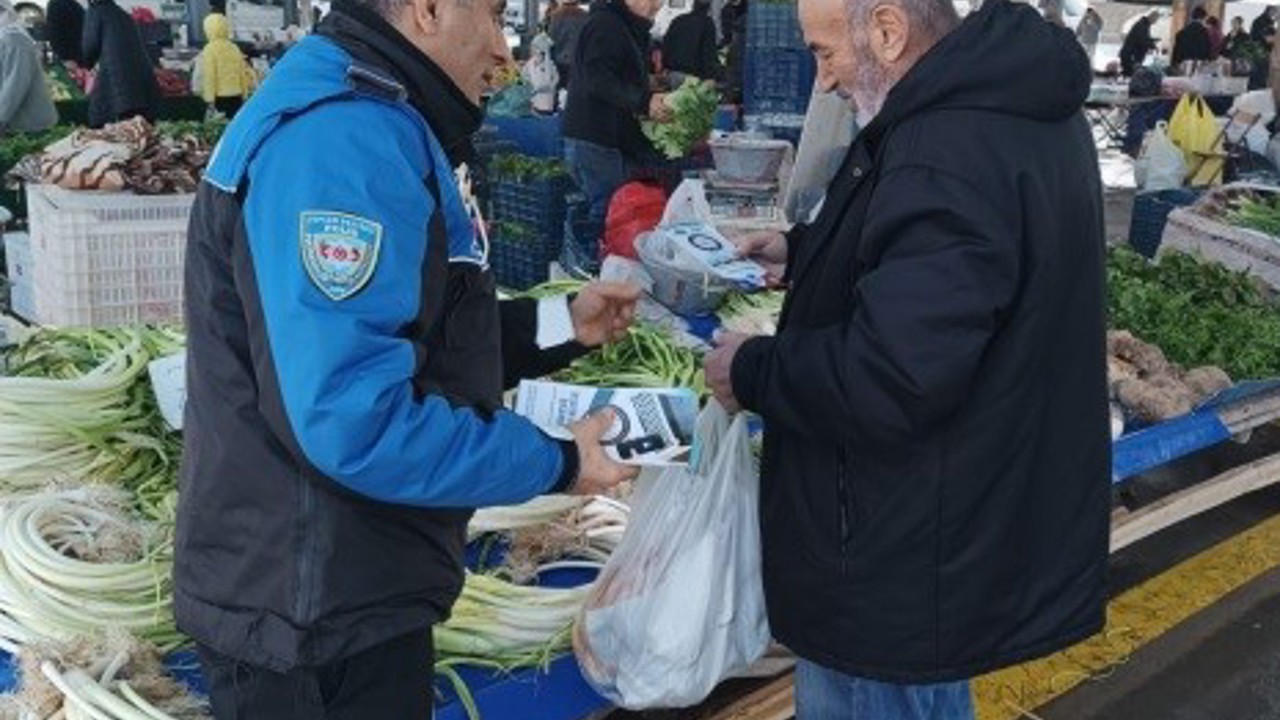 Emniyet güçlerinden dolandırıcılığa karşı bilgilendirme çalışması
