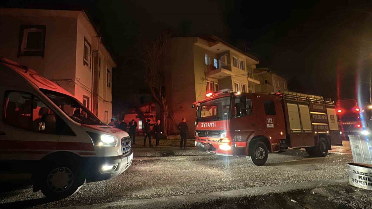 Burdur’da baca yangını korkuttu
