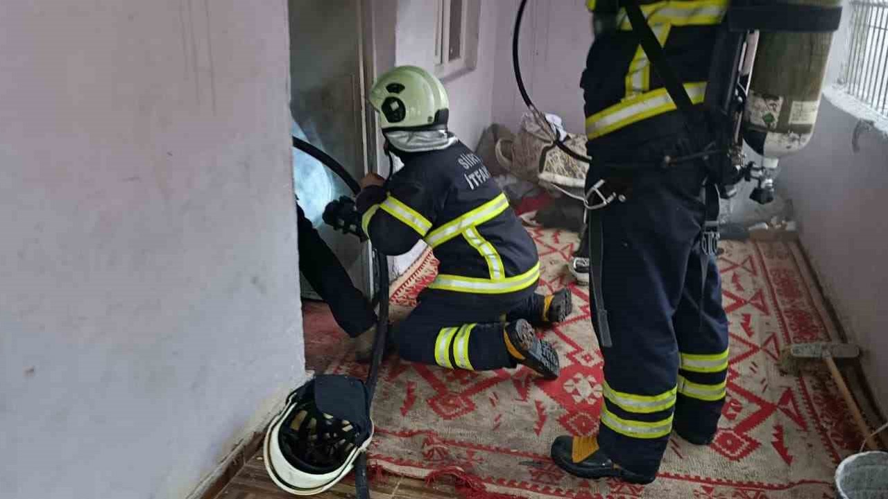 Siirt’te müstakil evde yangın
