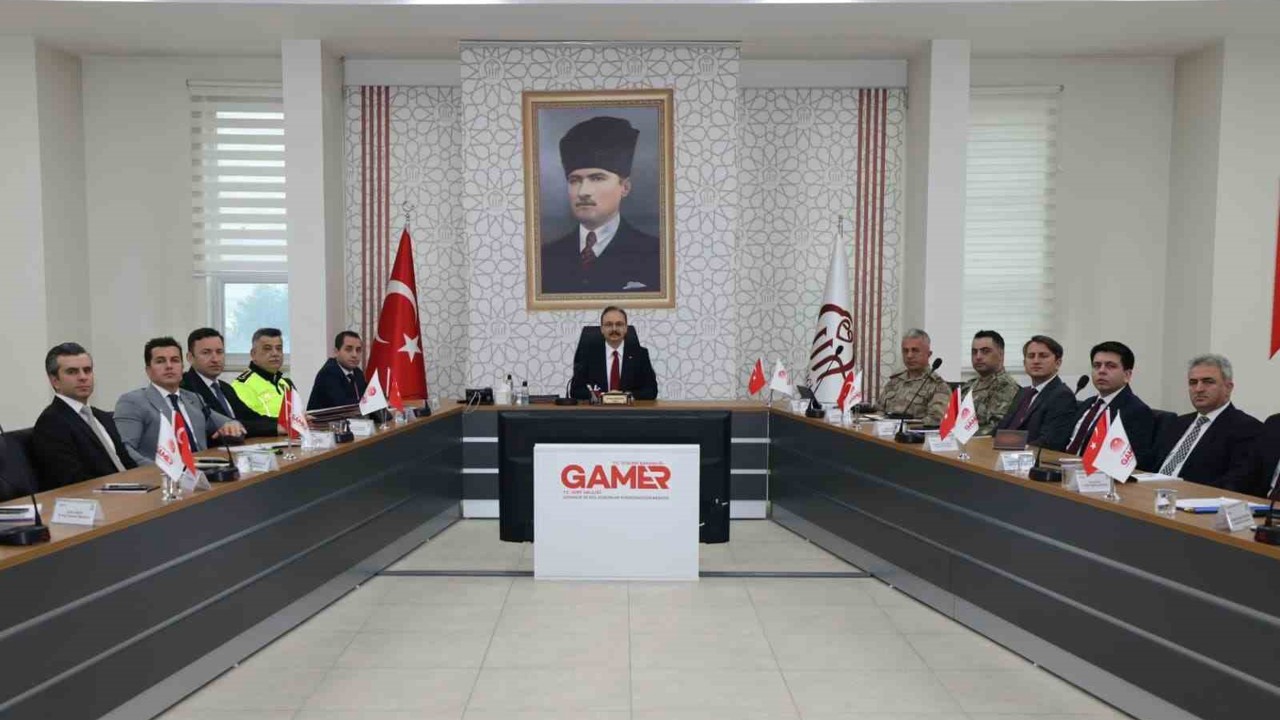 Vali Kızılkaya: "Bir önceki yılın ocak ayına kıyasla asayiş olaylarında yüzde 14 oranında azalma sağlanmıştır"
