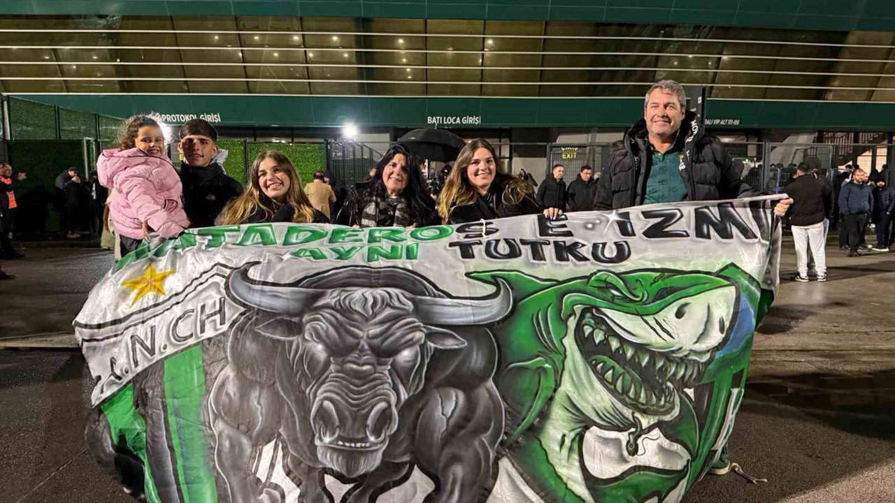 Kocaelispor’a destek için Arjantin’den kilometrelerce yol kat etti
