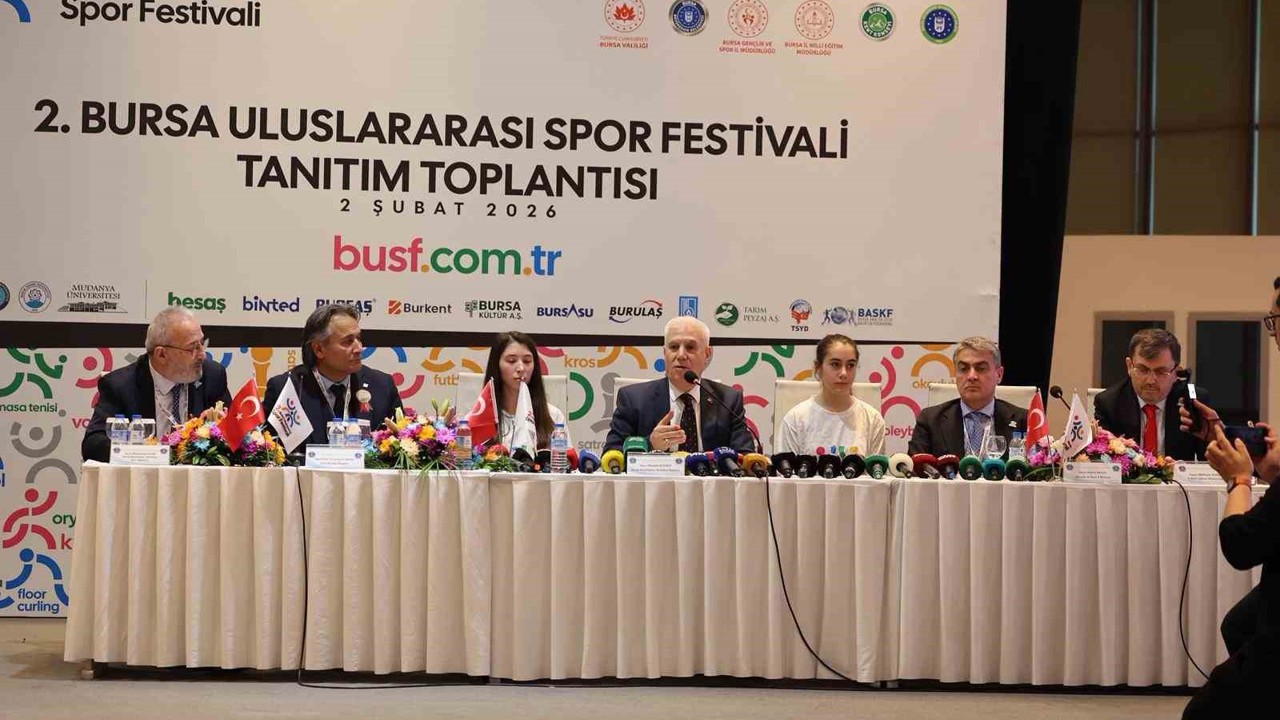 Bursa 2. Uluslararası Spor Festivali’ne hazır
