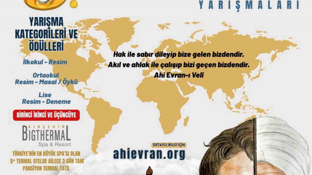 Uluslararası Ahilik ve Ahi Evran Yarışmalarına başvurular başladı
