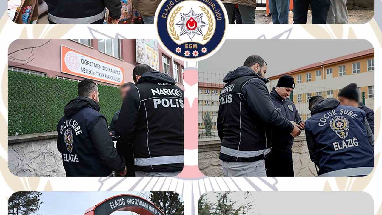 Elazığ’da 233 okul önü ve çevresi denetlendi
