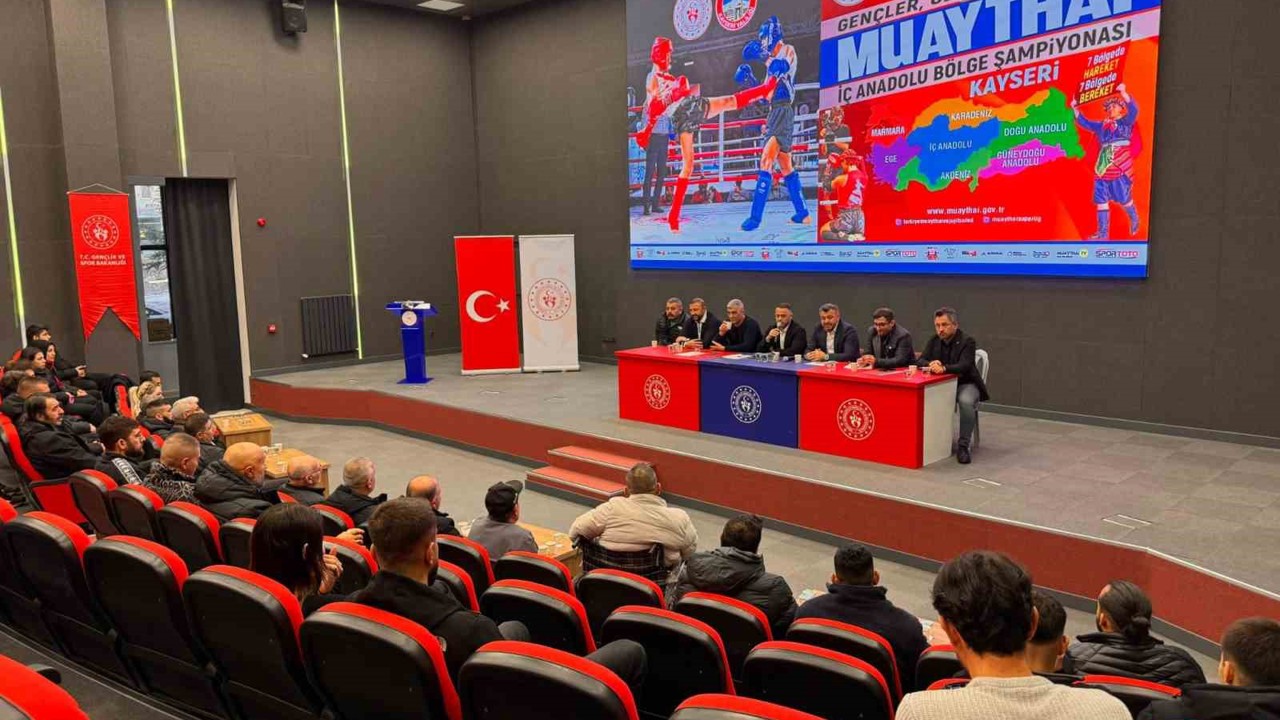 Muaythai Bölge Şampiyonası Kayseri’de yapıldı
