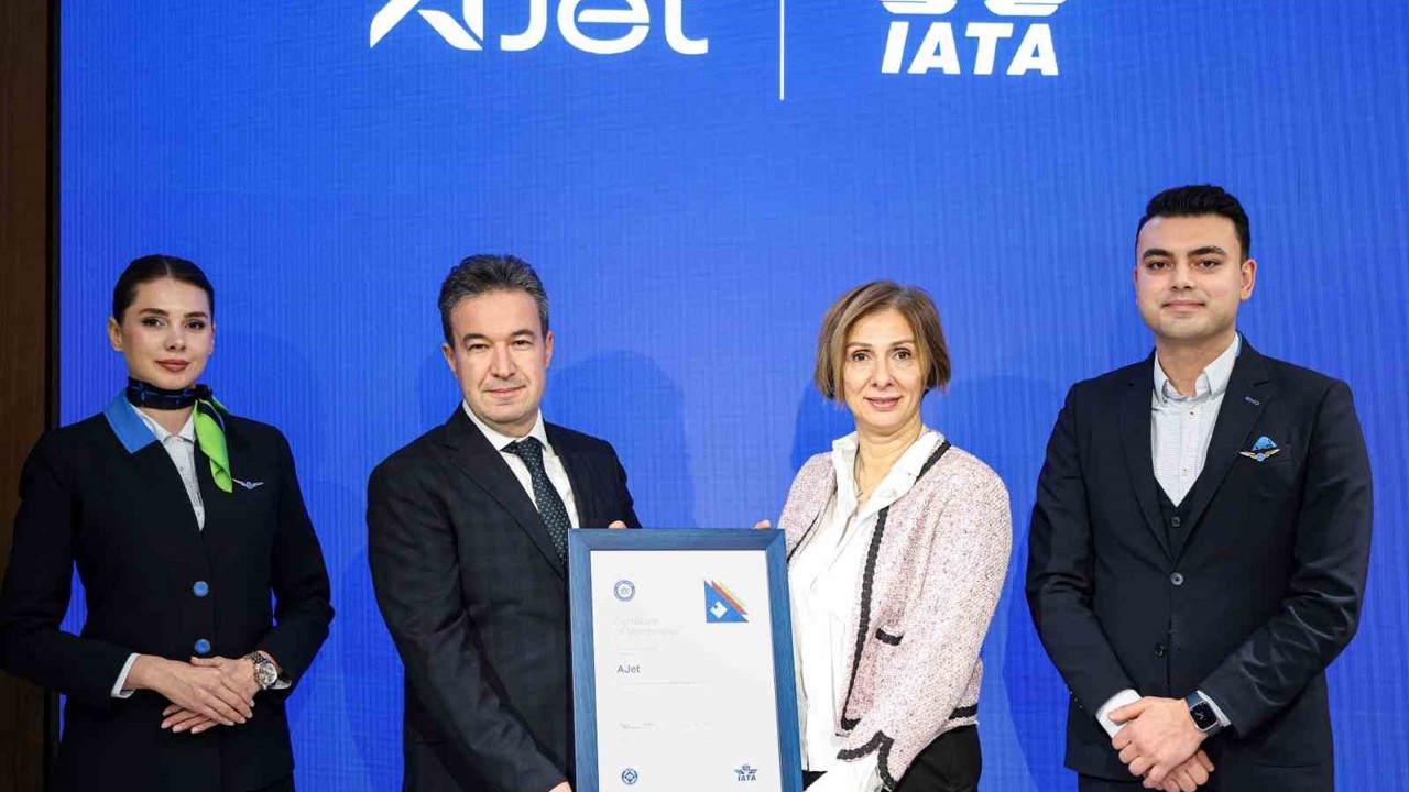 AJet, IATA sertifikasını aldı

