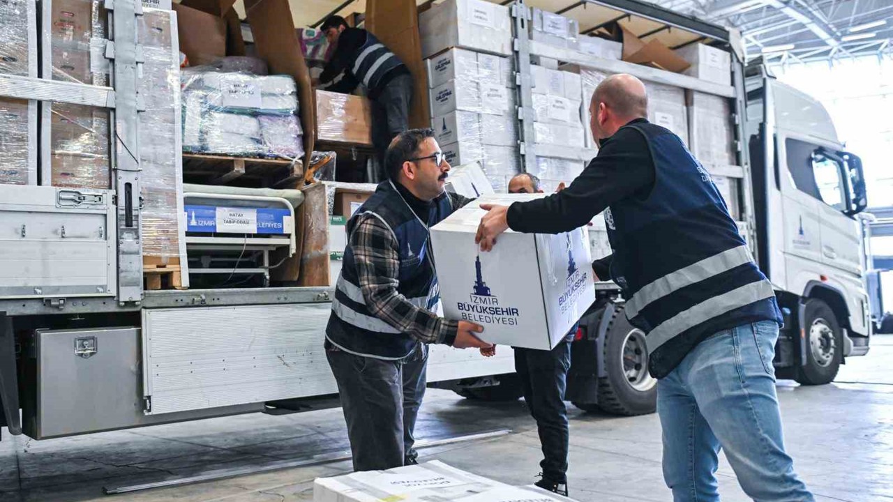 İzmir’den Hatay’a dayanışma köprüsü
