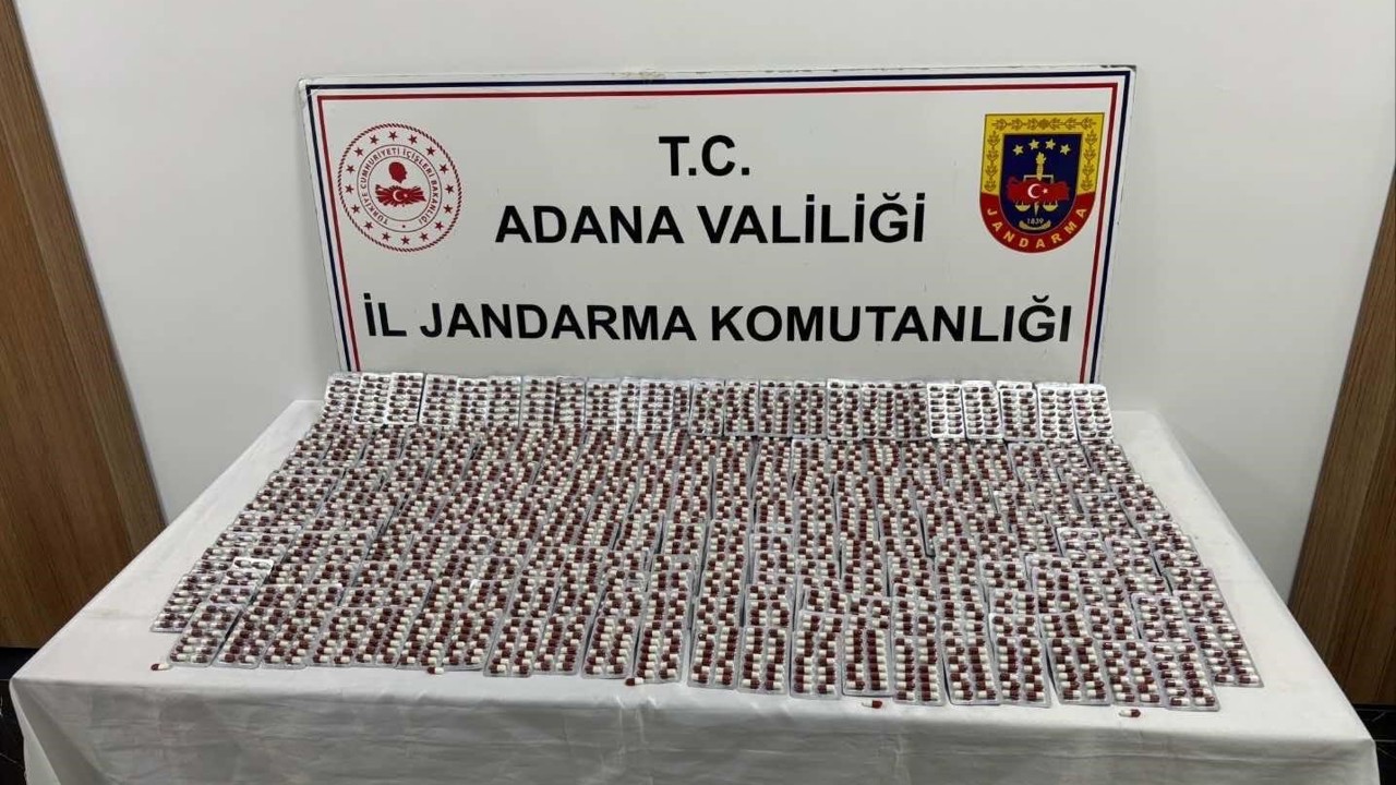 Adana’da 5 bin sentetik ecza ele geçirildi: 2 tutuklama

