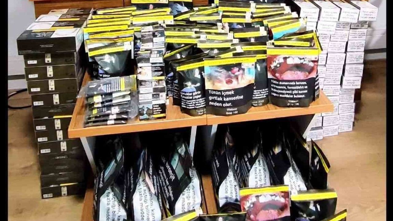 Mudanya’da kaçak tütün operasyonu...
