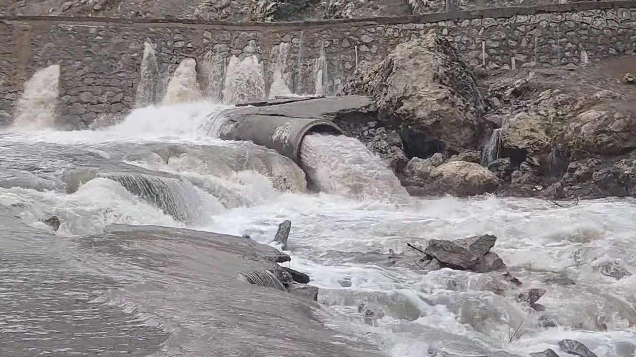 Sinek Çayının debisi yükseldi
