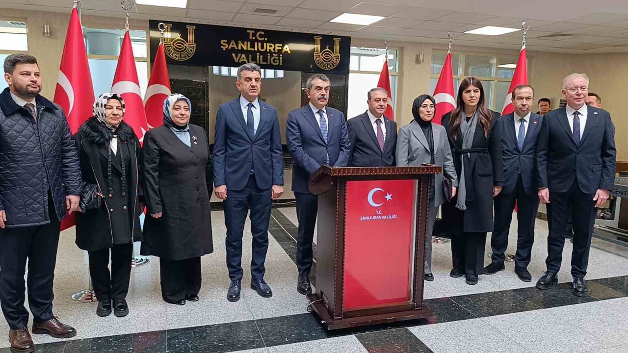 Milli Eğitim Bakanı Yusuf Tekin Şanlıurfa’da
