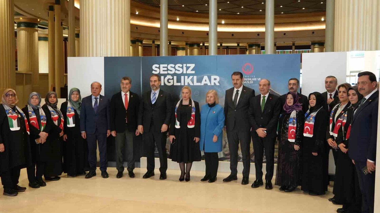 Millet Kütüphanesi’nde ’Gazze’ temalı filografi sergisi açıldı
