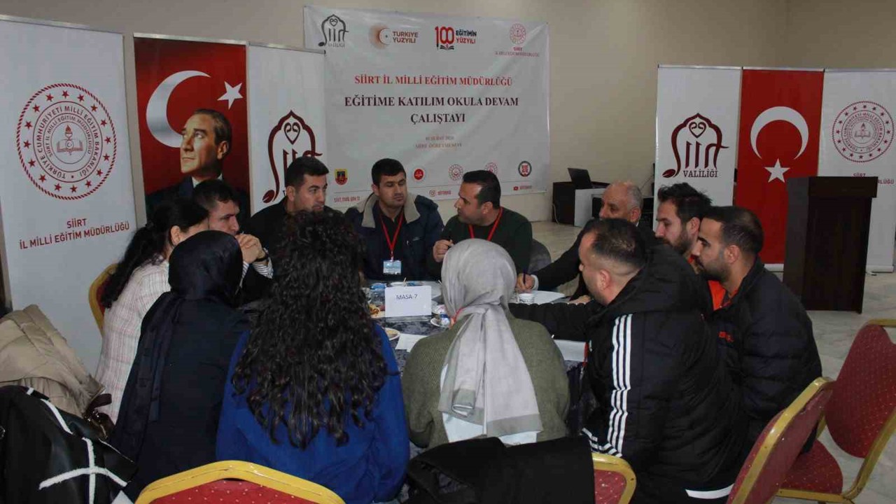 Siirt’te ‘Eğitime Katılım Okula Devam Çalıştayı’ düzenlendi
