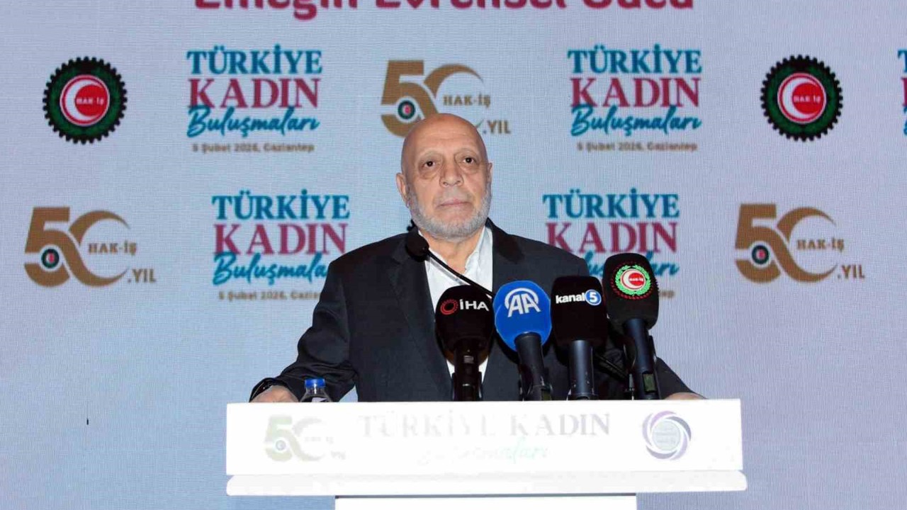 HAK-İŞ Konfederasyonu Genel Başkanı Arslan: "Asgari ücret yüzde 27 oranında artırıldı, yüzde 5’ini biz ocak ayında geri verdik"
