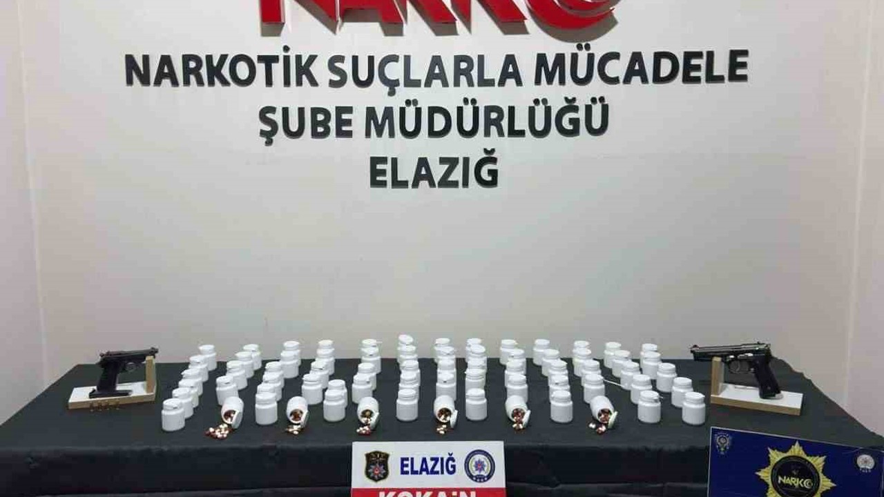 Elazığ’da 802 gram kokain ele geçirildi: 1 şahıs tutuklandı
