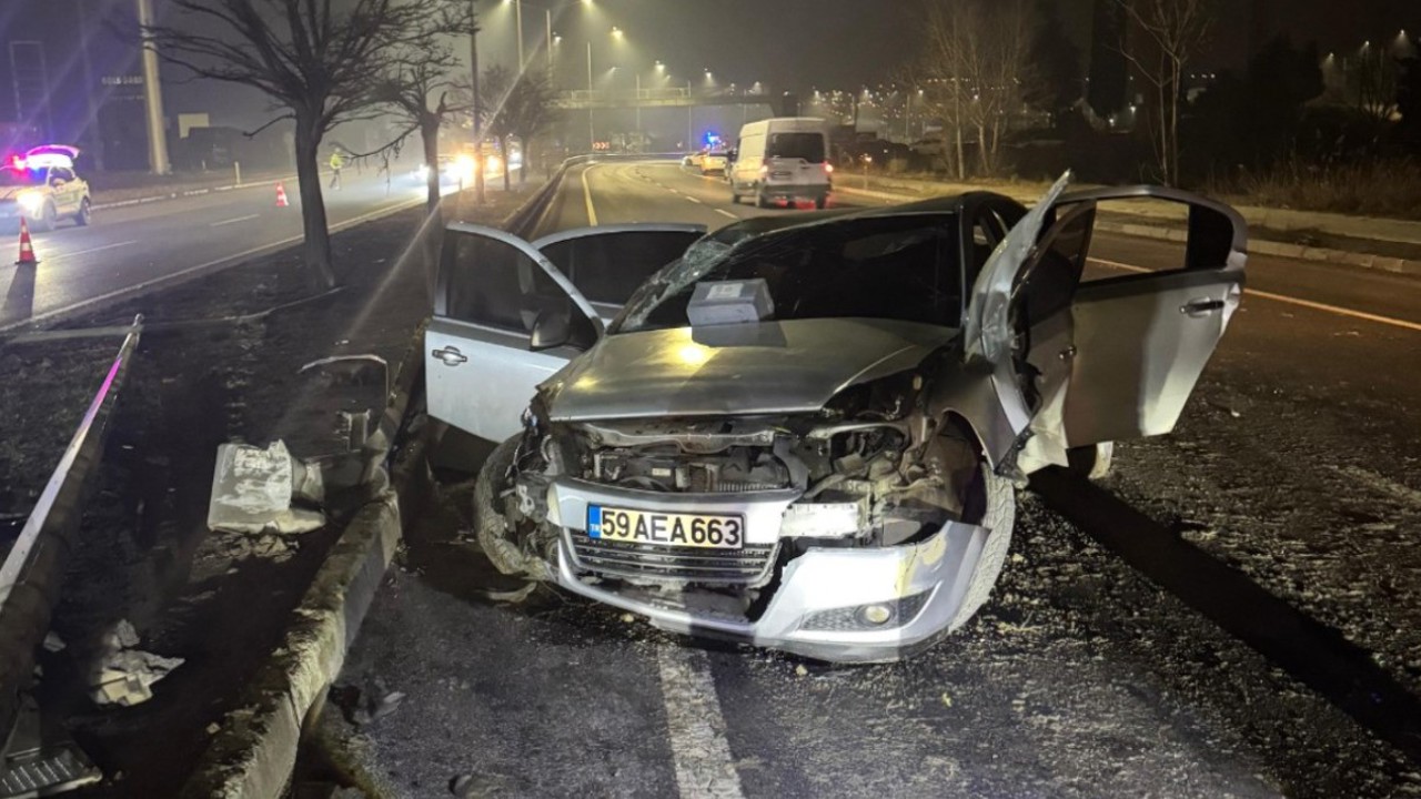 Tekirdağ’da trafik kazası: 3 yaralı
