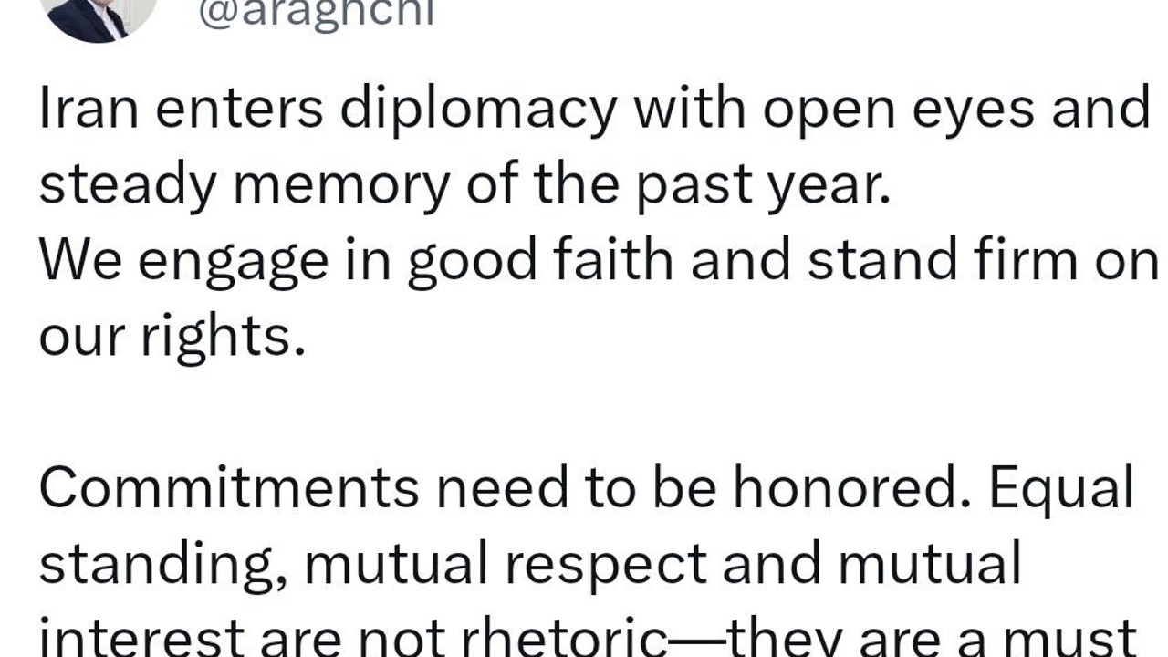 İran Dışişleri Bakanı Arakçi’den ABD’ye: "Eşitlik ve karşılıklı saygı söylemden ibaret değildir, zorunluluktur"
