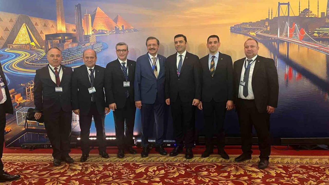 Edremit Ticaret Odası Başkanı Çetin, Türkiye-Mısır İş Forumlarına katıldı
