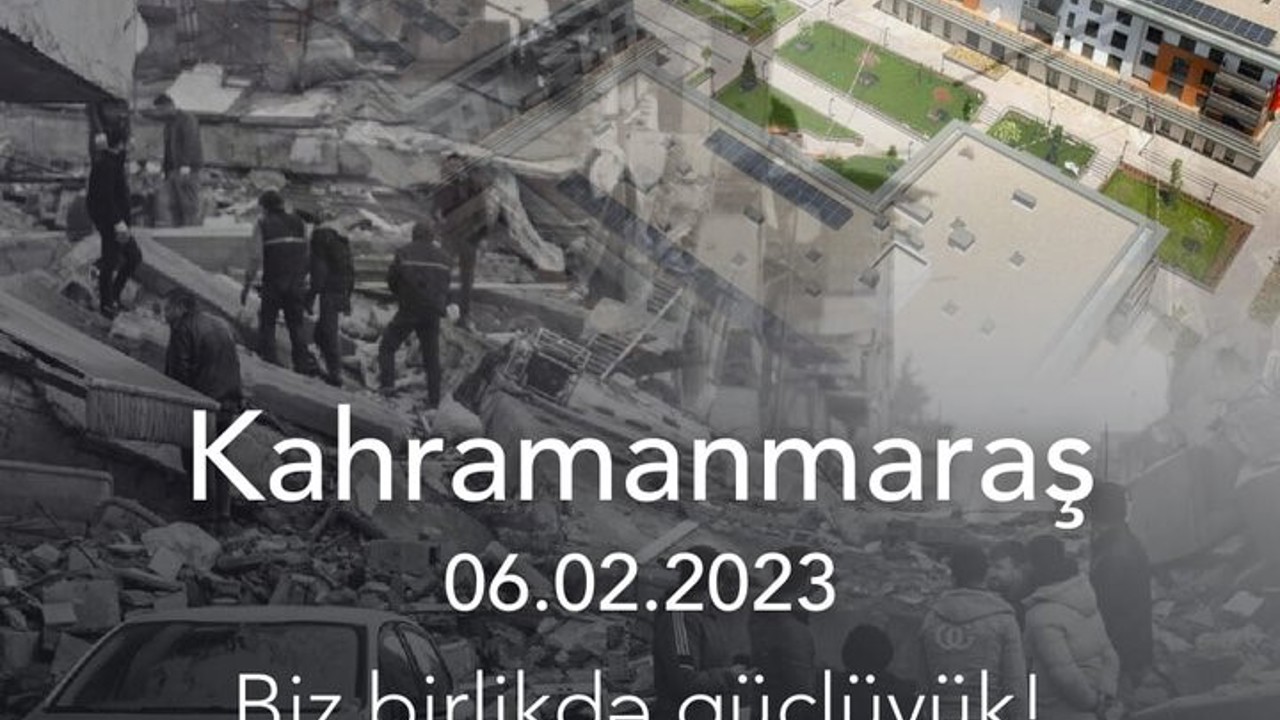 Azerbaycan’dan 6 Şubat depremlerinin 3. yılında Türkiye ile dayanışma mesajı
