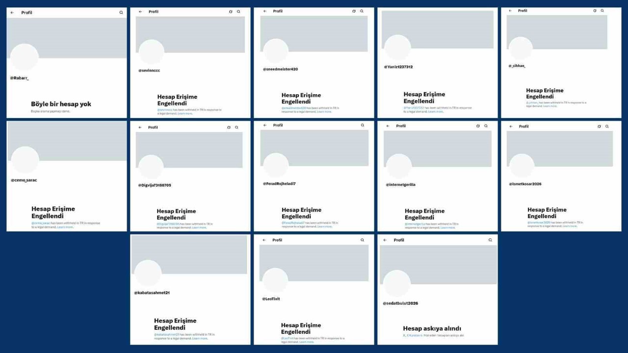 Epstein dosyaları kapsamında bilgi kirliliği oluşturan hesaplara erişim engeli
