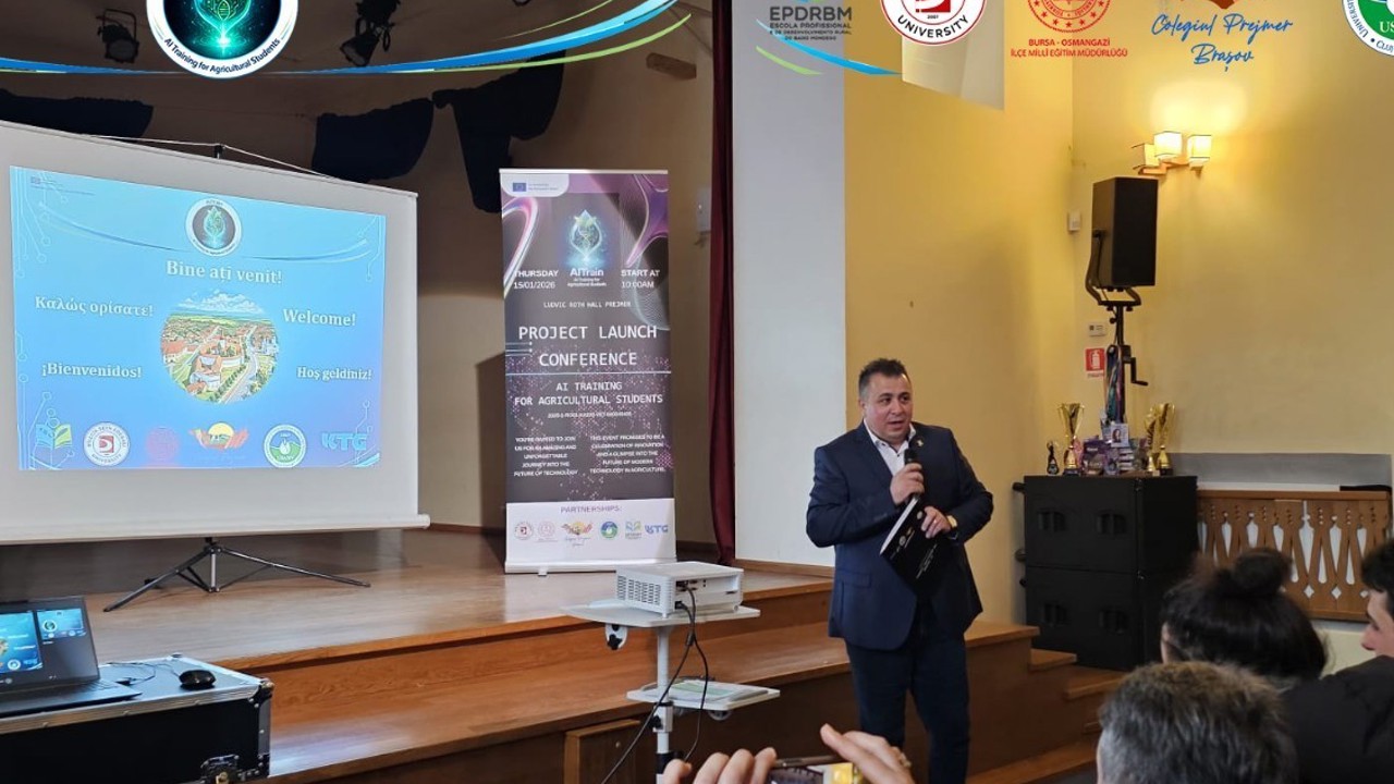 BŞEÜ’nün ortak olduğu "Erasmus+ AITrain Projesinin" açılış toplantısı Romanya’da yapıldı
