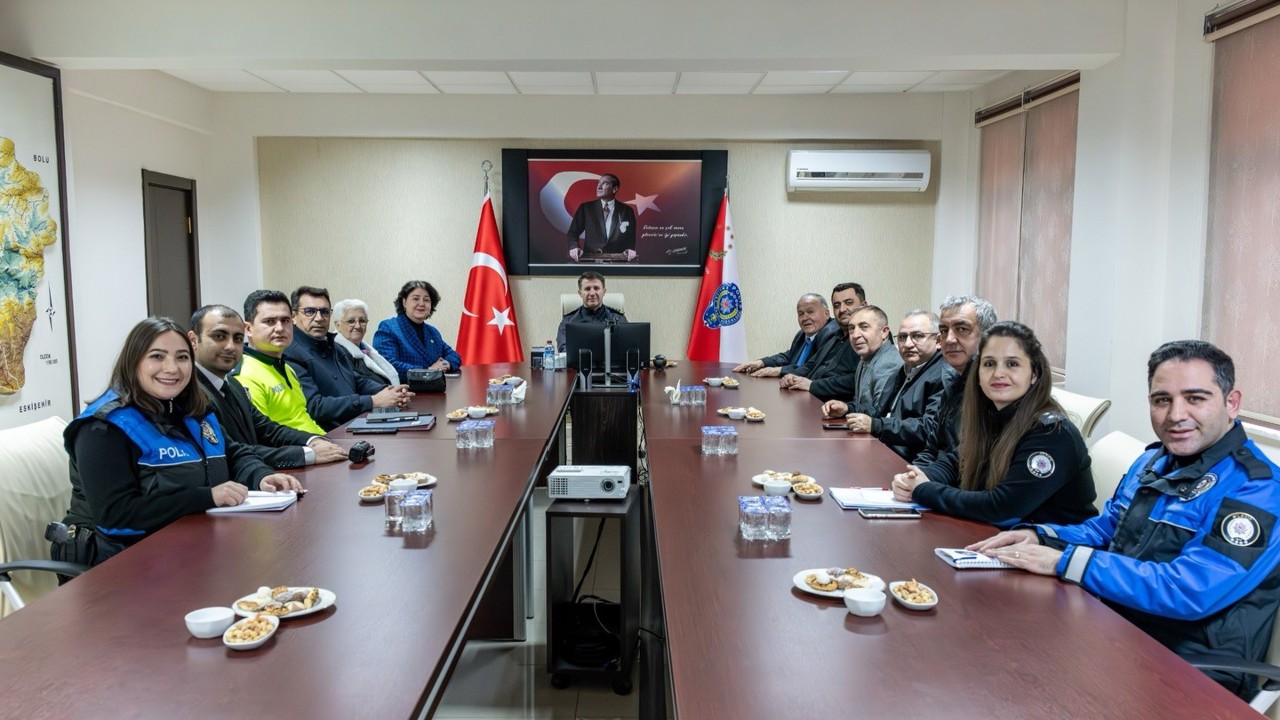 Emniyet Müdürü Çağlar başkanlığında huzur toplantısı yapıldı
