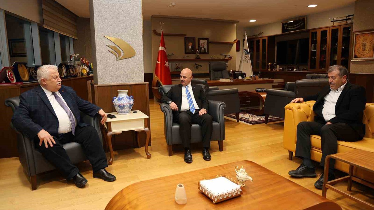 Rektör Sözbir TÜBA Başkanı Şekeri ağırladı
