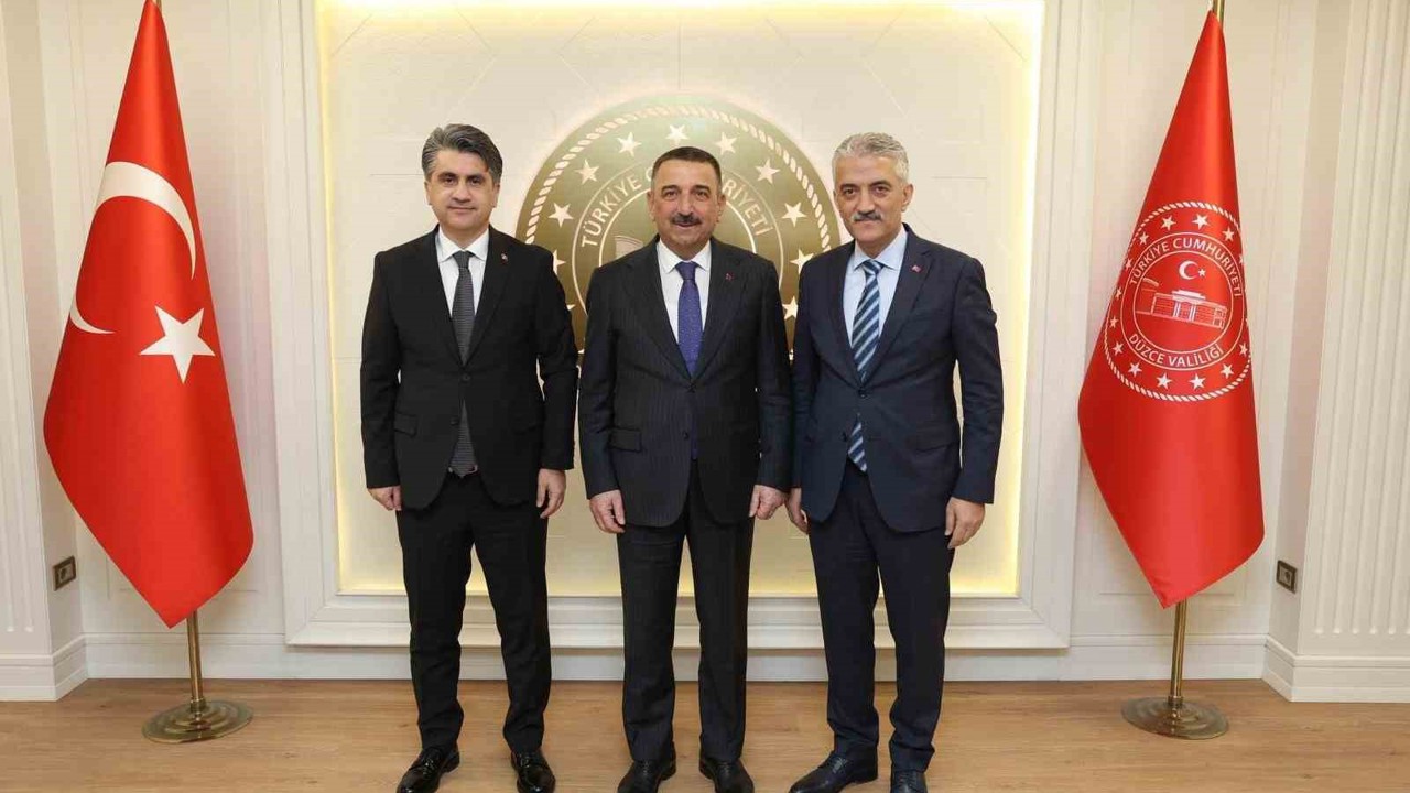 Bolu ve Zonguldak Valileri Düzce’de
