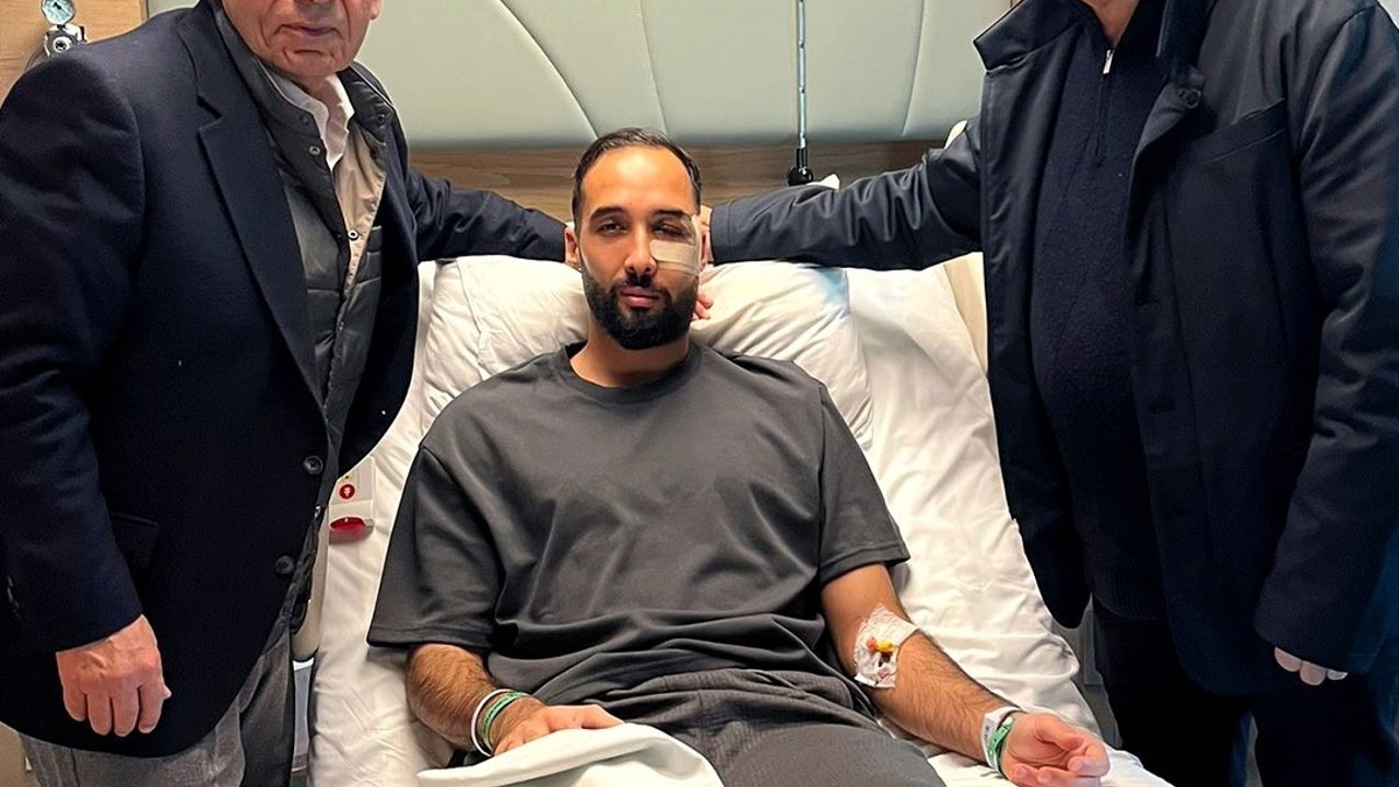 Dursun Özbek, İsa Doğan’ı hastanede ziyaret etti
