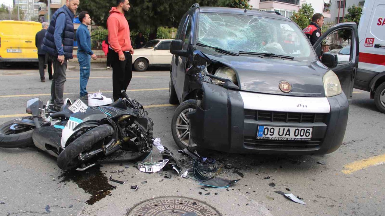 Aydın’da korkutan kaza: 1 ağır yaralı

