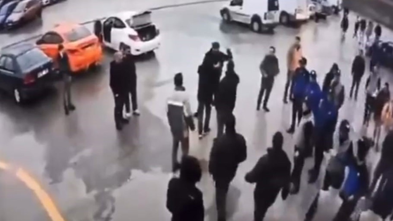Araç muayene istasyonundaki ölümlü kavganın görüntüleri ortaya çıktı
