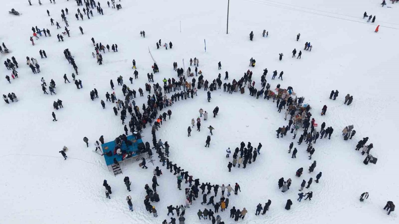 2 bin 400 rakımlı Aydıntepe Yaylası’nda kış festivali coşkusu
