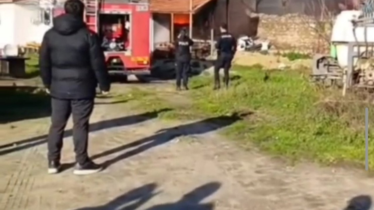 İpsala’da tek katlı evde çıkan yangın korkuttu
