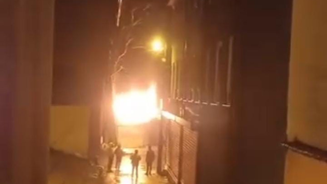 Bursa’da depo yangını, korku dolu anlar yaşattı
