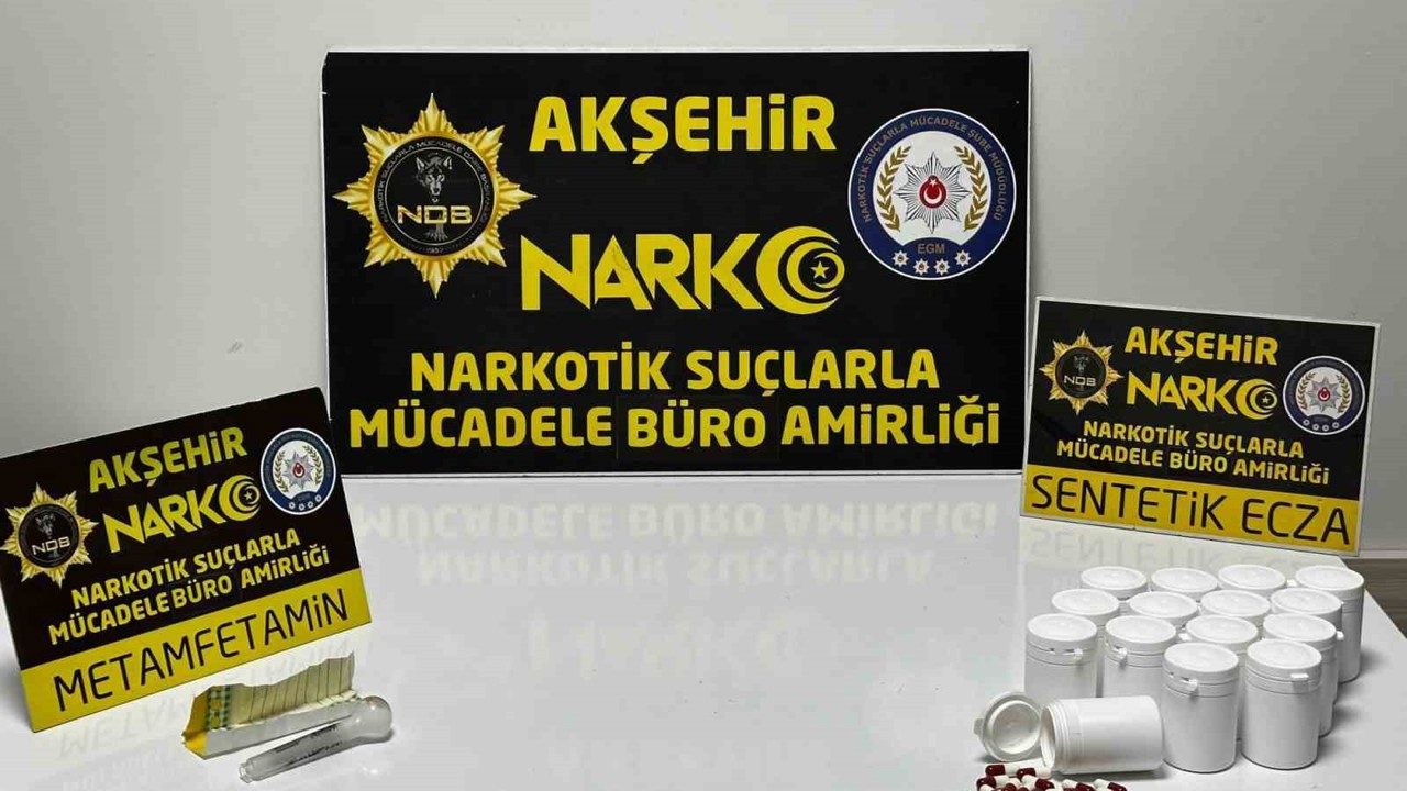 Akşehir’de uyuşturucu operasyonu
