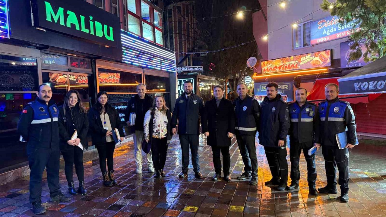 Nilüfer’de gece mekânlarına sıkı denetim
