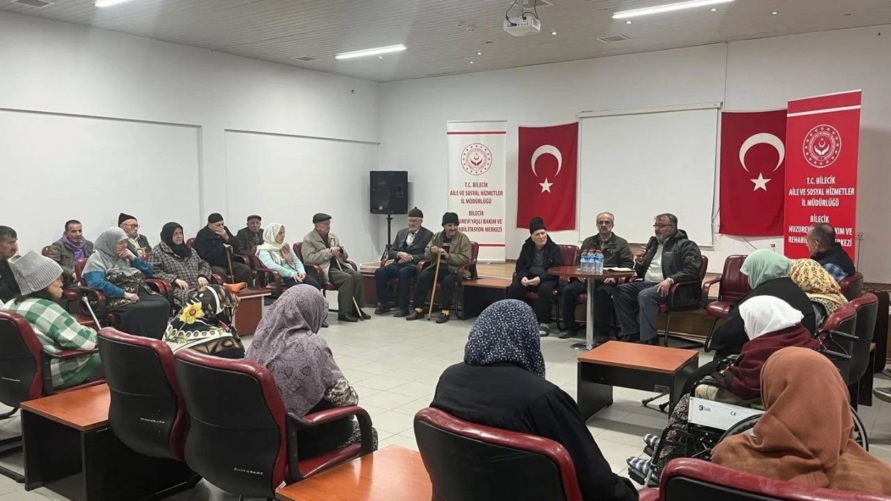 Bilecik’te huzurevinde mevlit programı düzenlendi
