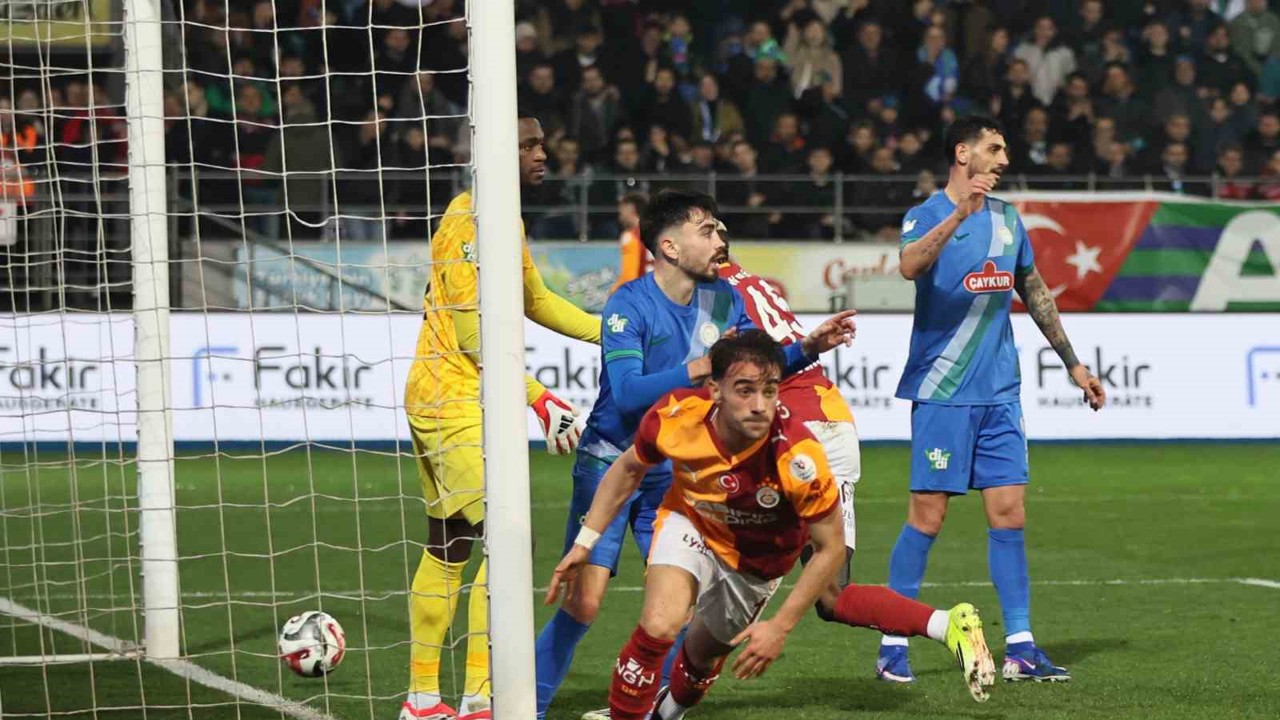 Trendyol Süper Lig: Çaykur Rizespor: 0 - Galatasaray: 3 (Maç sonucu)
