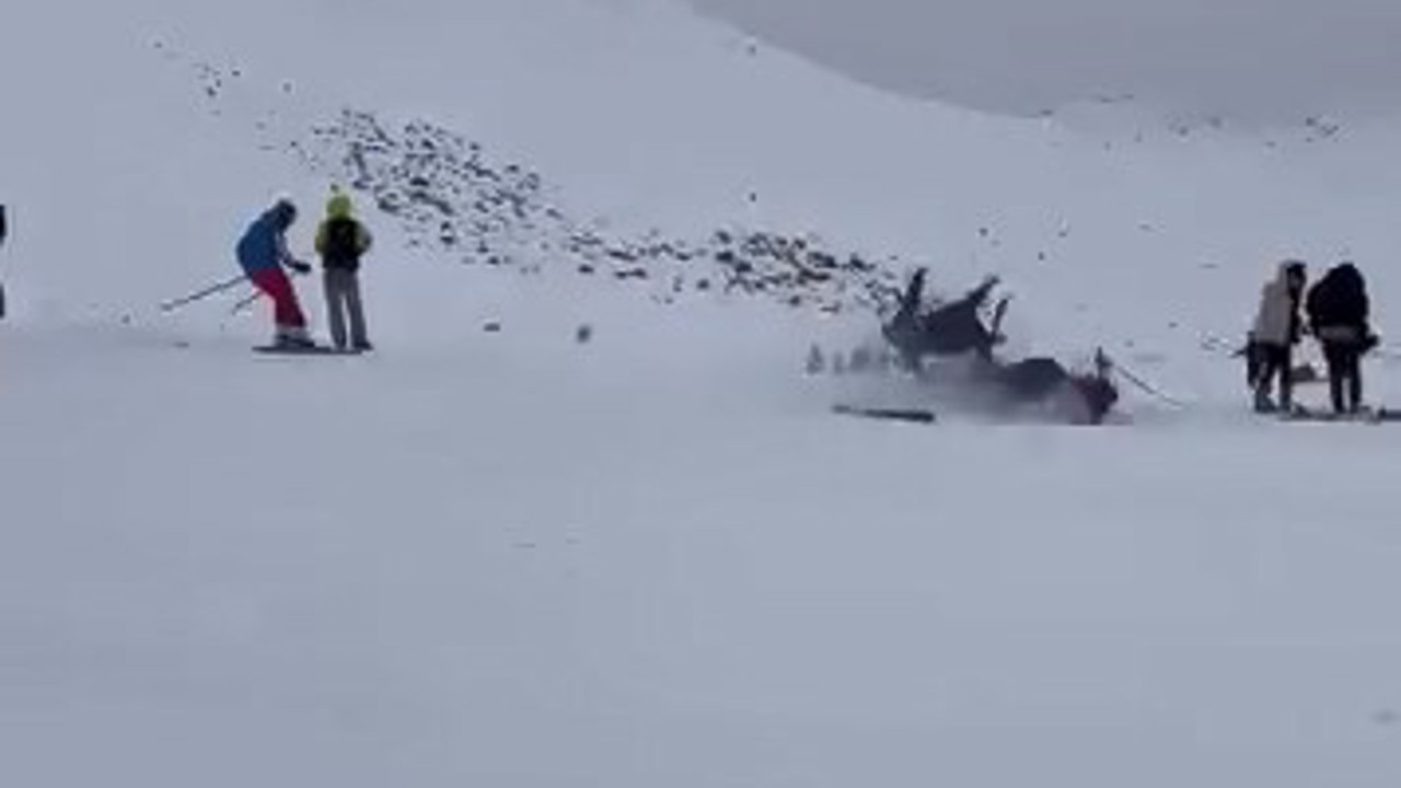 Kayak merkezinde kaza: 6 yaralı
